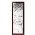 thumbnail image 2 of ArtToFrames 12" x 35" Mahogany Picture Frame, 12x35 inch Brown MDF Poster Frame (WOM-3978),  Pack, 2 of 8
