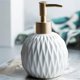 thumbnail image 1 of Ceramics Gold Soap Dispenser For Bathroom, Relief Soap Dispenser Refillable Liquid Hand Soap Dispenser, 1 of 5
