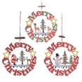 thumbnail image 3 of Bewildely Colgante de Navidad para colgar en la pared, decoración de Navidad, festival de vacaciones, decoración de ambientes de Año Nuevo, pieza Kits de decoración para fiestas Anciano Bewildely HA069348-01, 3 of 6