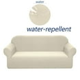 thumbnail image 4 of Jacquard Stretch Sofa Slipcover Non Slip Couch Cover Sofa Size Ivory, 4 of 4