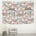 thumbnail image 3 of GZHJMY Tapestry Cute Cartoon Dog Animal Tapestry Wall Hanging Decorative Wall Blanket Bedding Tapestry for Bedroom Living Room Dorm 60"x40" Gift Decor, 3 of 7
