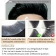thumbnail image 6 of SEGO Men's Hairline Toupee 100% Human Hair Forehead Hairline Replacement Hairpiece V-Shape Mens Hair Topper PU Thin Skin Base Natural Hairline, 6 of 7