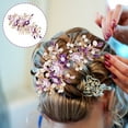 thumbnail image 3 of MasteelfCA Wedding Pearls Hair Comb Bridal Flower Hair Pin Comb Bride Floral Hair Clip, 3 of 9