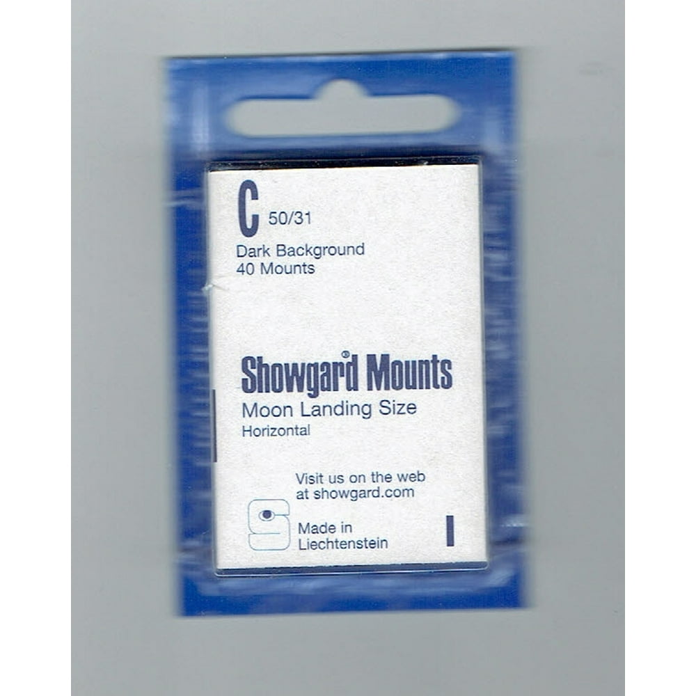 Showgard Stamp Mounts Size C Black