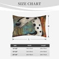 thumbnail image 5 of Binfone Abstract Dalmatian Art Standard Size Pillowcase, Long Staple Pure Cotton Envelope Closure Pillow Cover (Pillow core not included),20"x30", 5 of 7