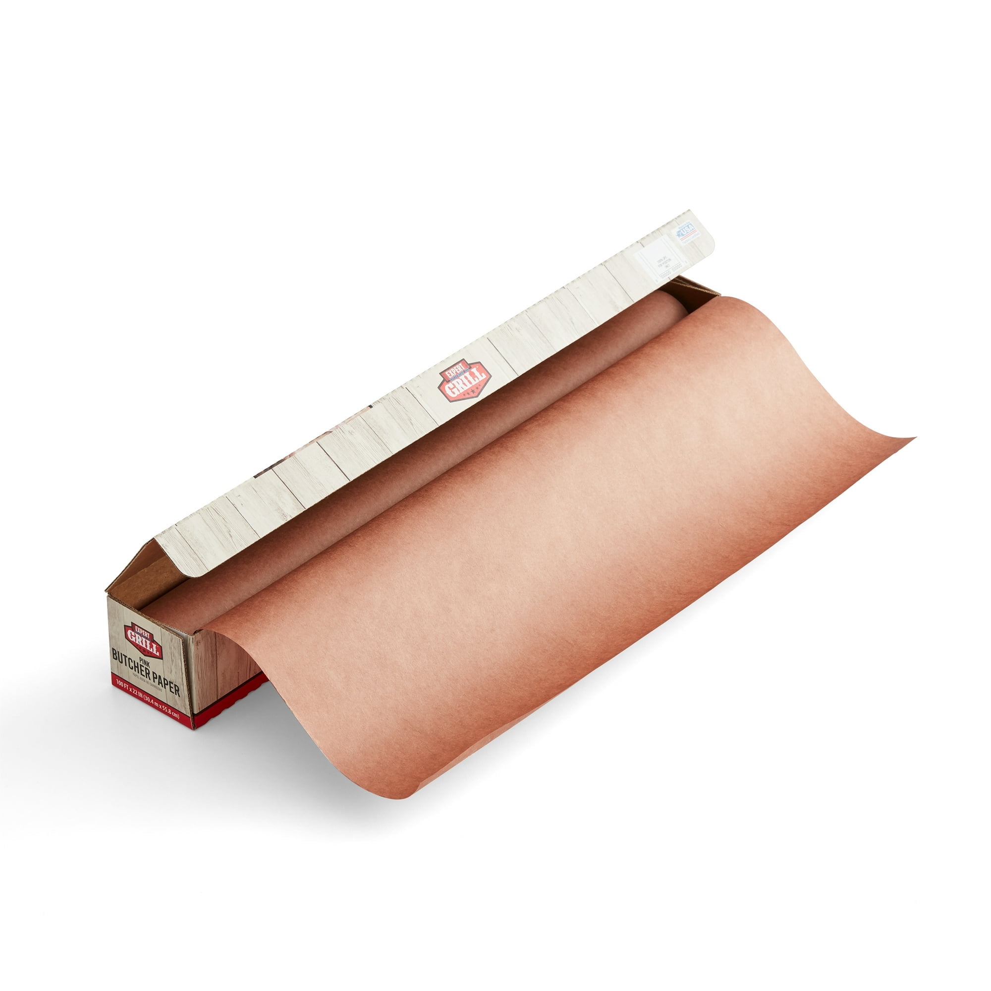 Expert Grill - Pink Butcher Paper - Food Wrap Ideal for Improving Tenderness and Bark on Brisket