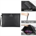 thumbnail image 3 of Fireproof Document Bag with Lock, with Zipper Closure, Storage Pouch for A4 Letter Size Document, Cash,Cell Phone,Tablet, 3 of 8