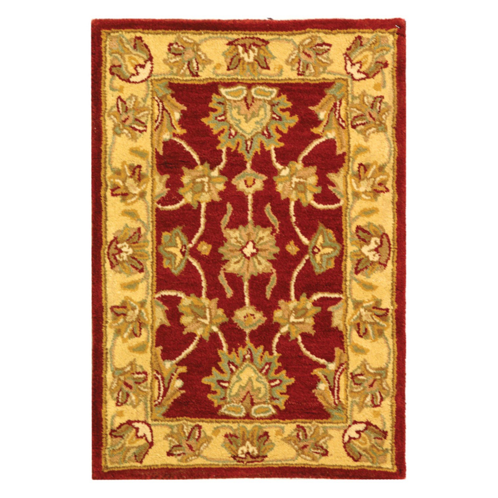 SAFAVIEH Heritage Regis Traditional Wool Area Rug, Red/Gold, 3' x 5' - image 2 of 5