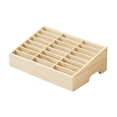 thumbnail image 3 of Luzkey Mobile Phone Storage Box, Desk Organizer with 24 Compartments, Rectangular, Made of [material], Multifunctional, Mobile Phone Management for Classroom Wooden color, 3 of 8