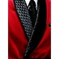 thumbnail image 2 of Men's Smoking Jacket & Robes Quilted Jacket Red Velvet Coats Hosting Dinner Party Wear Blazer&nbsp;, 2 of 5