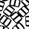 thumbnail image 3 of Juego de 20 piezas de plástico para mochila, correa deslizante, hebilla deslizante, soporte para cinturón Negro kusrkot Hebilla de correas de mochila Hebillas, 3 of 8