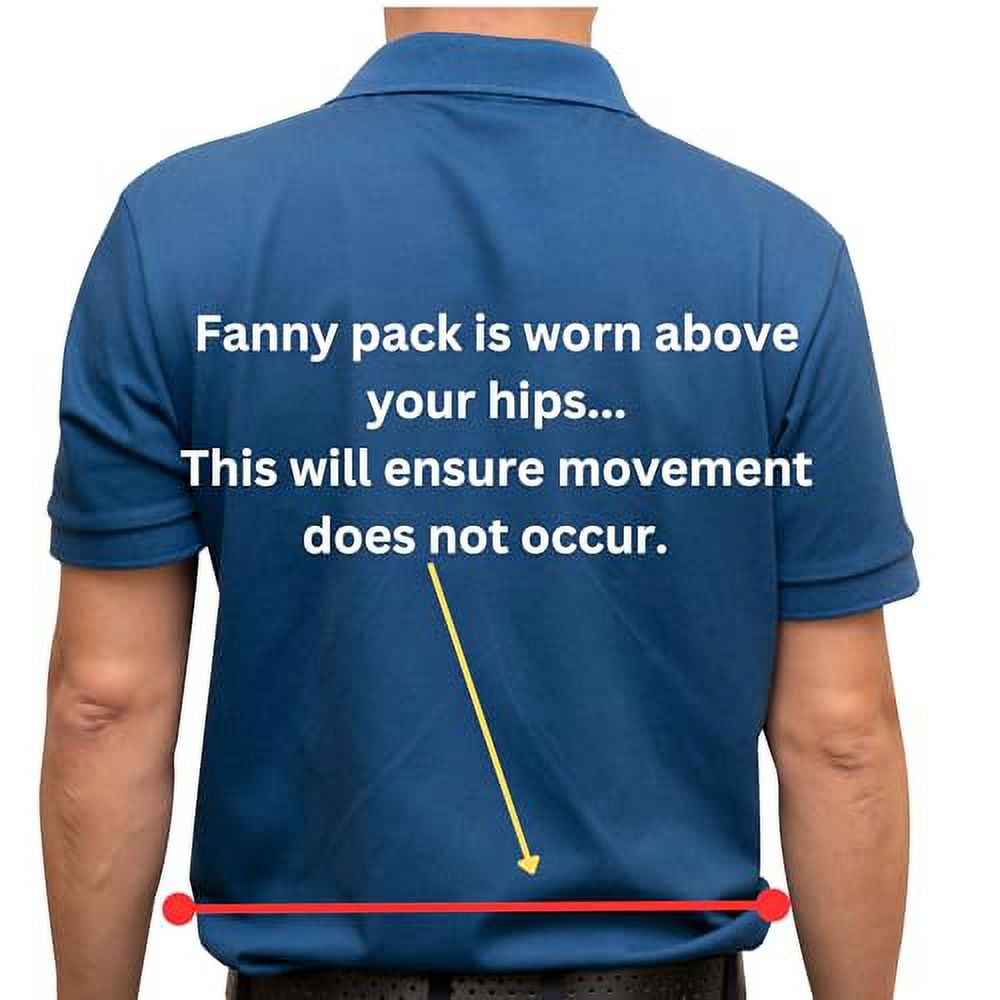 o2totes Fanny Pack Fit For  Inogen Rove 6 Hip/Fanny Pack - Black