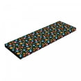 thumbnail image 1 of Garden Art Bench Pad, Colorful Floral Arrangement of Blossoming Petals Traditional Russian Pattern, HR Foam Cushion with Decorative Fabric Cover, 45" x 15" x 2", Multicolor, by Ambesonne, 1 of 3