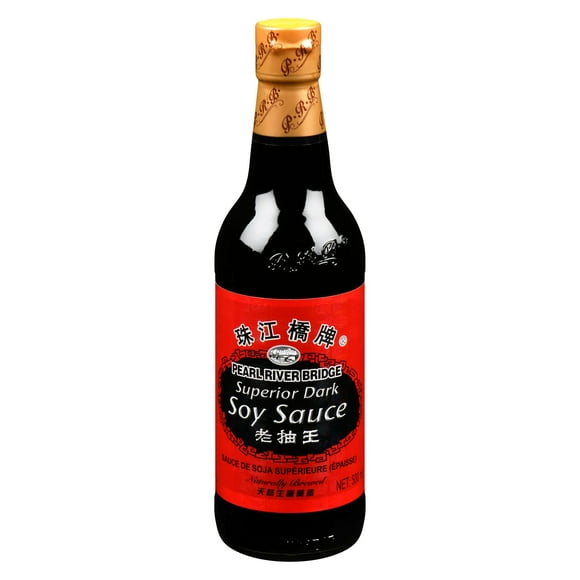 Pearl River Bridge PRB Dark Soy Sauce, 500 ml, PRB Superior Dark Soy 500 mL