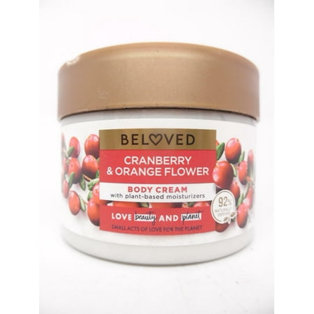 Love Beauty and Planet Beloved Cranberry & Orange Flower Body Cream 10 oz.