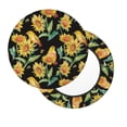 thumbnail image 2 of Bingfone Sunflowers And Bird Padded Round Bar Stool Cover Cushion with Elastic Fabric Round Chair Seat - Sunflowers And Bird, 2 of 7