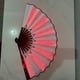 thumbnail image 5 of 2 uds ventilador plegable ligero decorativo duradero, luz de regalo de mano para accesorios nocturno suministros de fiesta de Navidad Halloween Rojo violáceo CUTICAT Abanico plegable, 5 of 8