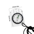 thumbnail image 3 of BAOPAI Boussole en Acrylique avec Design Transparent pour Navigation Extérieure et Outil de Mesure avec Lanière Mini Localisateur de Direction Portable pour Randonnée et Célébration d'Aventure, 3 of 6