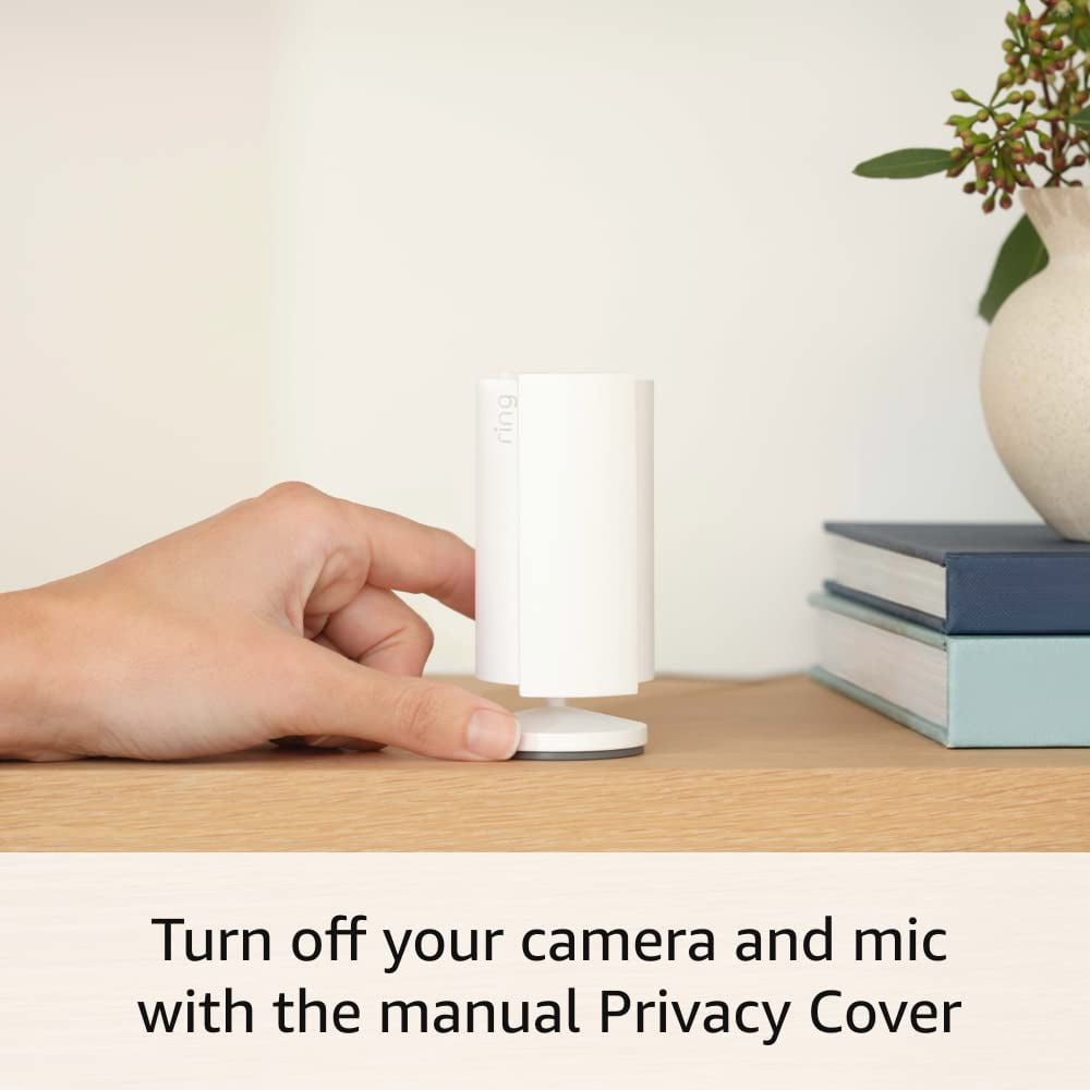 All-new Indoor Cam (2nd Gen), White with 10 ft. USB-A to Micro USB Power Cable