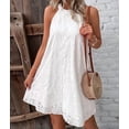 thumbnail image 5 of Swimsuit Cover Up for Women Crochet Hollow Out Summer Dresses for Women White XXXL, 5 of 9