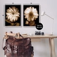 thumbnail image 3 of Stupell Sepia Chrysanthemum Flower Blooms Botanical & Floral Photography Gray Framed Art Print Wall Art, Set of 2, 3 of 8