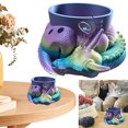 thumbnail image 4 of Fantasy Dragon Egg Yarn Bowl Ganchos Ganchillo Organizador Almacenamiento Hilo (arco Iris), 4 of 9