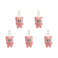thumbnail image 1 of Llavero Peluche Lindo Dibujos Animados Animal Coche () Rosa, 1 of 4
