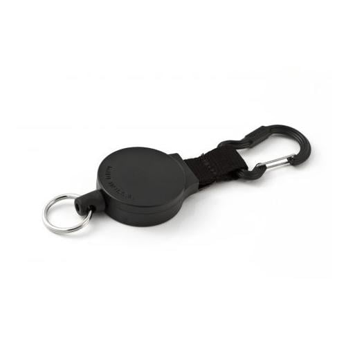 KEY-BAK MID6 Retractable Carabiner Keychain with 36 Retractable Cord, 6  oz. Retraction, Carabiner, 10 keys 