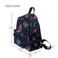 thumbnail image 3 of FORMRS School Backpack with Front Zippered Pocket 12" Student Travel Daypack, Red and Blue Fireworks Pattern, 3 of 6