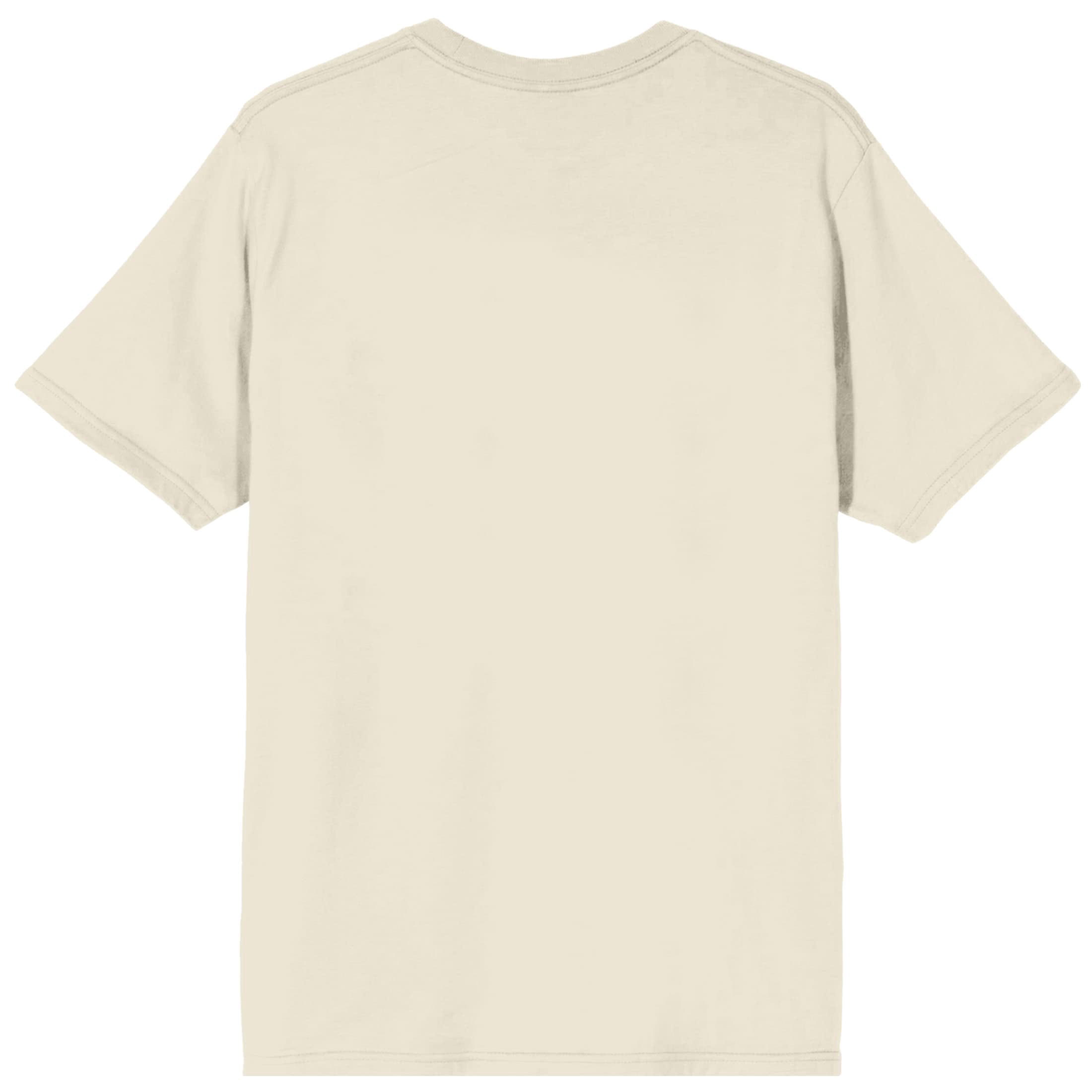 One Piece (Live Action) Going Merry Pirate Ship Men's Natural Short Sleeve Tee-3XL