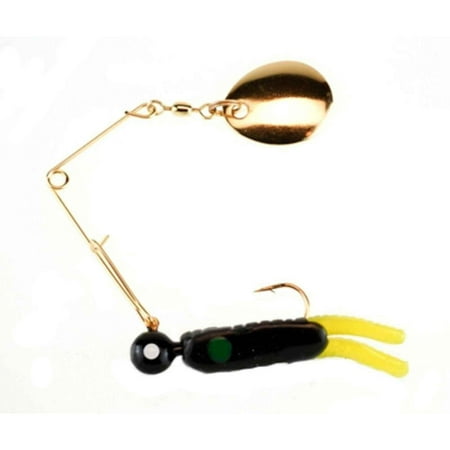 Johnson Beetle Spin R Bait 1.5 Gold Blade Black Chartreuse BSVPG1/8-BC