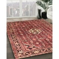 thumbnail image 2 of Ahgly Company Indoor Rectangle Traditional Sunrise Orange Persian Area Rugs, 5' x 8', 2 of 6