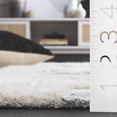 thumbnail image 4 of SAFAVIEH Casablanca Toireasa Abstract Shag Area Rug, Grey/Ivory, 6' x 9', 4 of 11