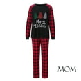 thumbnail image 2 of HAiming Family Pajamas Matching Sets Christmas Printed Long Sleeve Tops Pants Xmas Holiday 2 Piece Outfits Sleepwear, 2 of 9