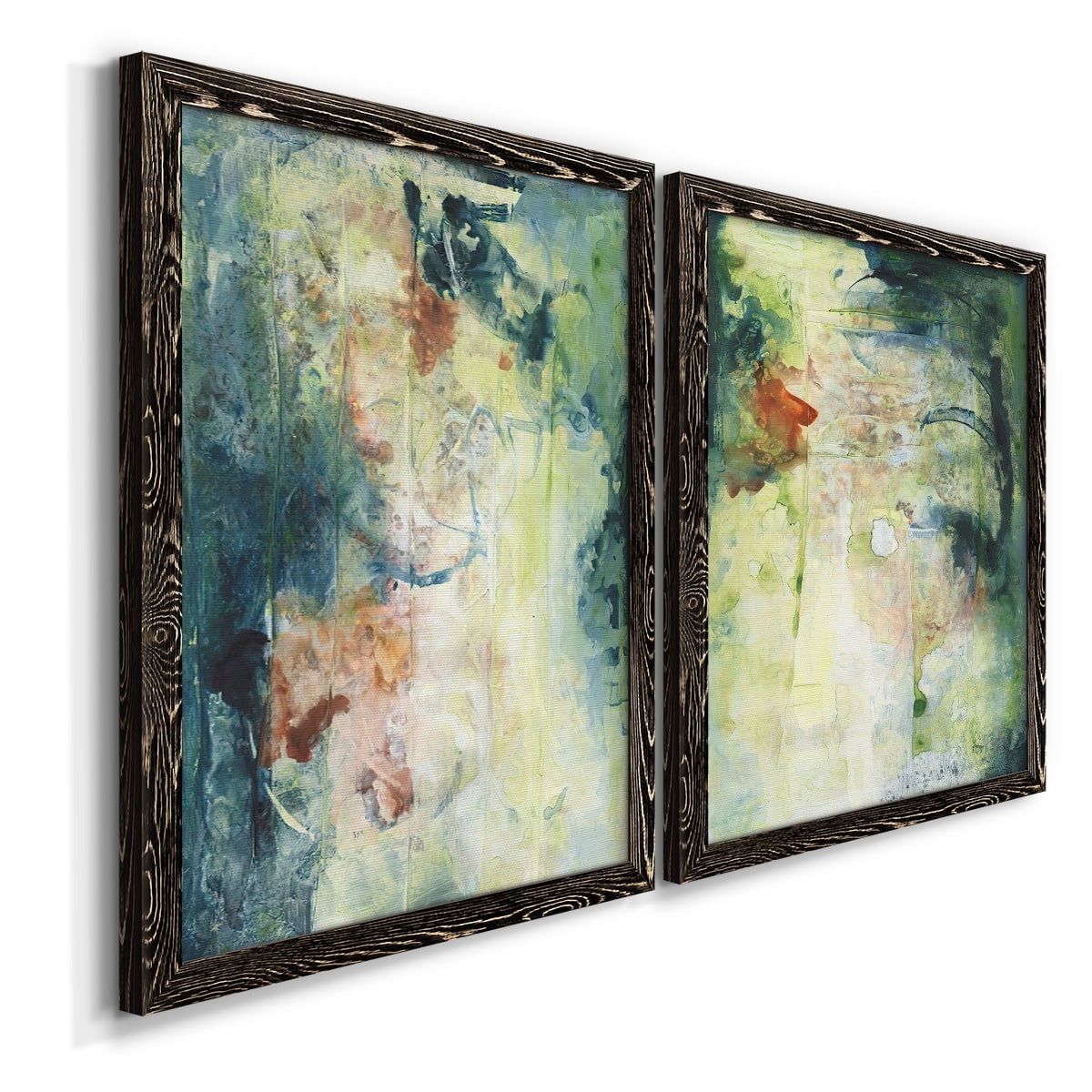 Nature's Elements I - Premium Framed Canvas 2 Piece Set - Ready to Hang