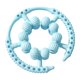 thumbnail image 1 of Accesorios de rodillos de muscular Rollador de 20 puntos para el entrenamiento de entrenamiento de mujeres Azul, 1 of 8