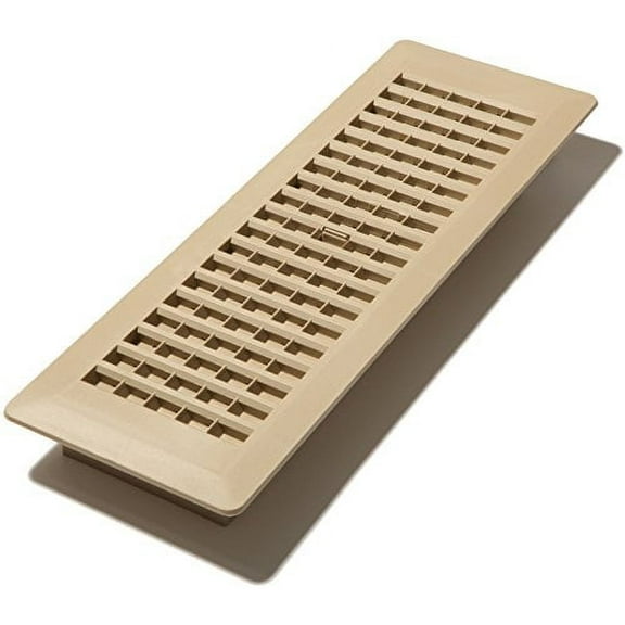 Decor Grates PL414-TA Floor Register, 4 x 14-Inch, Taupe
