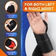 thumbnail image 3 of XIRQI Cordless Wrist Heating Pad Wrap, Heated Wrist Brace with Vibration, 3 Heats and Vibrations Modes, Heated Wrist and Hand Massager, Versatile Heating Pad for Wrist, Hand, Knee, Elbow, Ankle, 3 of 9