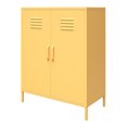 thumbnail image 4 of Novogratz Cache 2 Door Metal Locker Style Storage Accent Cabinet, 4 of 9