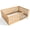 Natural, variant on Bellemave Queen Size Montessori Floor Bed, Solid Wood Floor Bed Frame with Fence Railings & Door, Queen Playhouse Bed Frame Easy to Assembly,White
