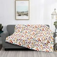 thumbnail image 2 of Yiaed Drink And Cocktail Glasses Print Blanket Throw Blanket Soft Cozy Flannel Blanket for Home Bed Sofa Couch Chair-40"x30", 2 of 6