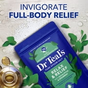 Dr Teals Epsom Salt Magnesium Soak, Relax & Relief with Eucalyptus & Spearmint, 3 lbs