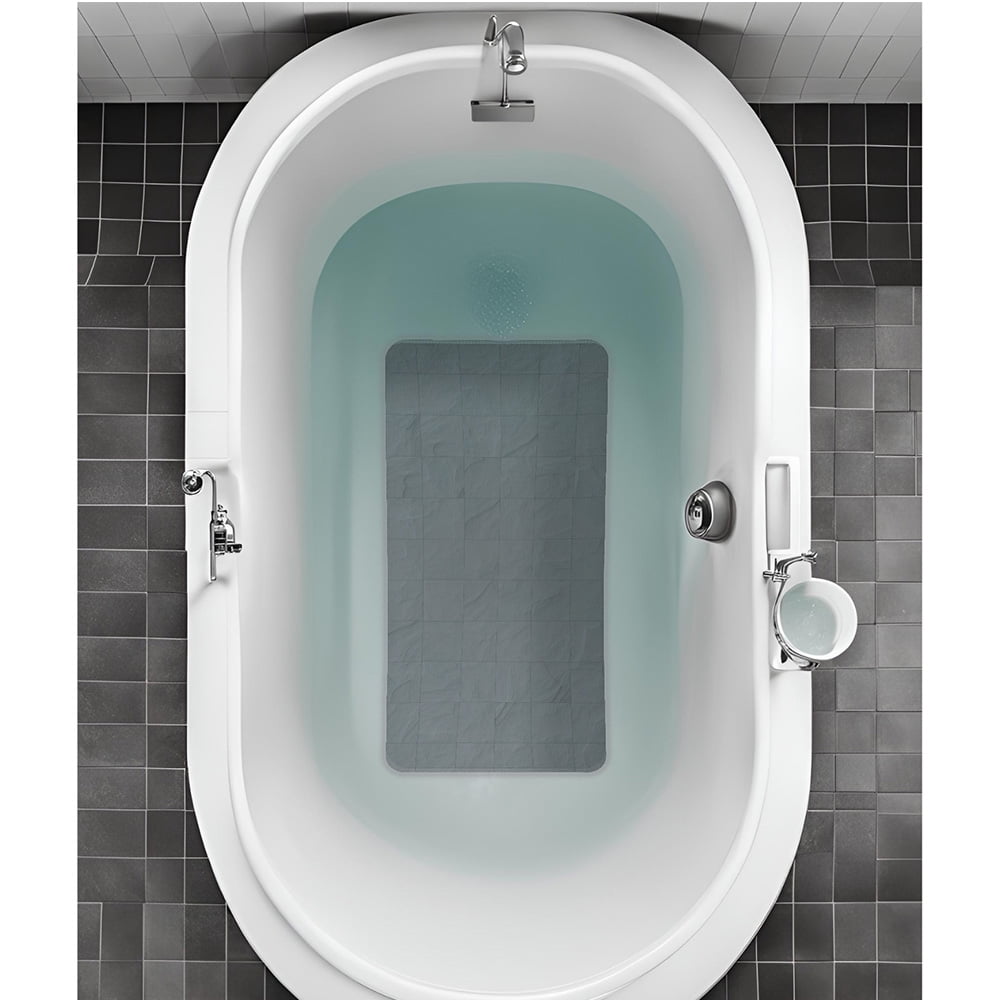 Kahuna Grip™ Non-Slip Bath & Shower Mat - Granite Tiles (14x27)