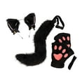 thumbnail image 4 of Juego de orejas y cola de gato Fernando Negro, 4 of 8