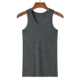 thumbnail image 6 of Axiiglly Big and Tall Cotton Tank Tops for Men Athletic Mulcle Gym Sleeveless Tee Shirts Solid Color Work Out Summer Holiday Loose Fit Tank Tops S-5XL, 6 of 9