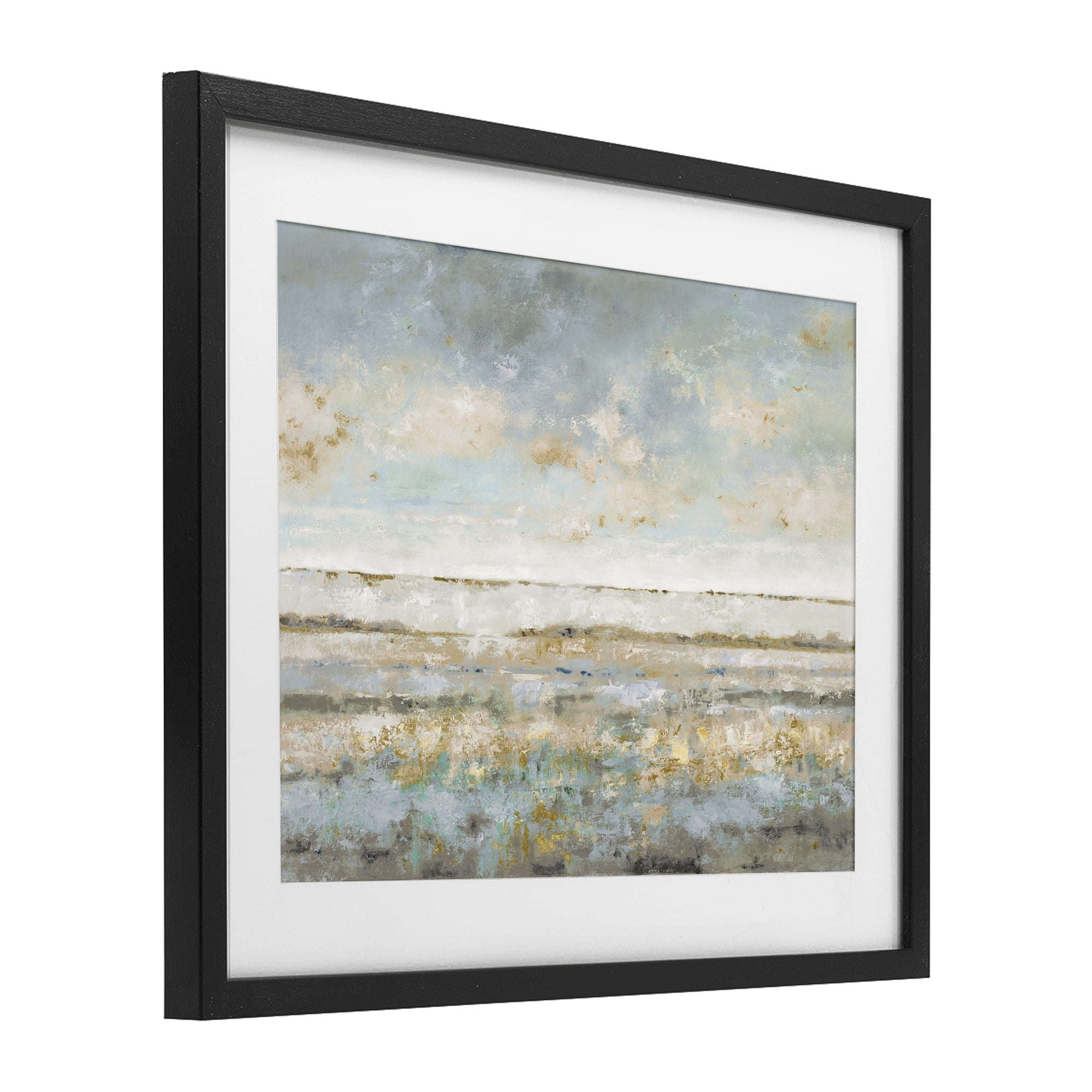 Stupell Industries Contemplative Mood Abstract Black Framed Print Under Glass, design by Lorenzo Collective