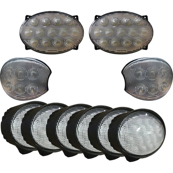 Tiger Lights 12V, 550 Watts LED Light Kit JDKit-8 For John Deere 7630, 7720, 7730 Off-Road Light