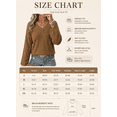 thumbnail image 4 of DOKOTOO Womens Sweaters V Neck Long Sleeve Crochet Knit Pullover Tops Soft Lightweight Sweater Pointelle Detail Ribbed Cuff Shirts S-2XL, 4 of 7
