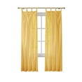 thumbnail image 5 of Indigo Ink Mia Yellow Solid Knotted Tie Top Sheer Curtain Panel, 70" x 95", 5 of 5