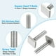 thumbnail image 3 of Uxcell T Slot Bolts M8 x 35mm Tornillos de cabeza cuadrada T para portaequipajes 4 Set, 3 of 7